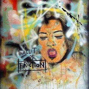 THH70 ORIGINAL PAINTING ART ARTIST GRAFFITI URBAN CONTEMPORARY MIXEDMEDIA CANVAS